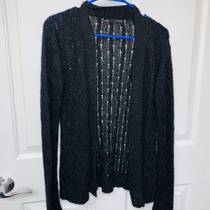 Black Knit Cardigan!